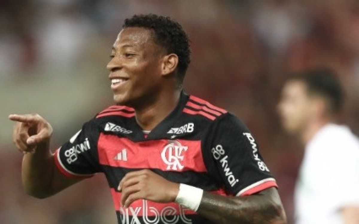 Gonzalo Plata mostra alívio com primeiro gol pelo Flamengo: 'Precisava'